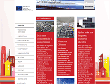 Tablet Screenshot of adypau-international.com